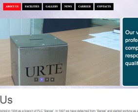 http://www.telrada.lt/en/home/
Technologija - wordpress