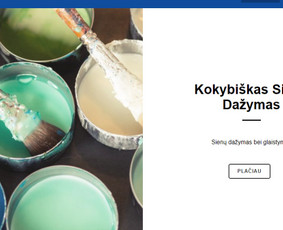 Pradėta kurti paprasta svetainė dažytojui
http://www.kokybiskassienudazymas.lt.klevas.serveriai.lt/
http://www.babyzone.lt.klevas.serveriai.lt/
Technologija - wordpress