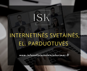 Interneto svetainių priežiūra - Internetinių svetainių ir el. parduotuvių kūrimas - 1