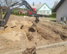 Mini Ekskavatoriaus, bobcat, savivarčio ir krano paslaugos / MB LANDCORAS / Darbų pavyzdys ID 2293176