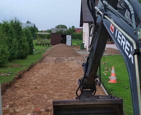 Gerbūvio darbai, pagrindų ruošimas, mini ekskavatorius nuoma / Lukas Povilaitis / Darbų pavyzdys ID 2294736