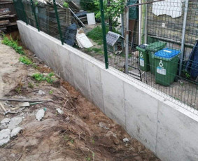 Tvoros pamatai, betonavimas - Tvoru ir Vartu Statymas - 4