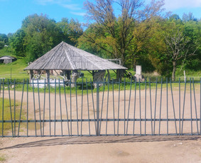 Ivairus metalo gaminiai - Kiemo vartai, gamyba - 2 Kiemo vartai, gamyba - Ivairus metalo gaminiai - 2