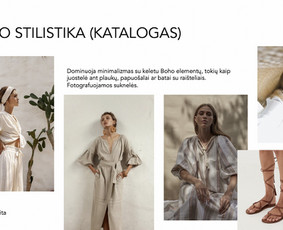 Komercinės fotosesijos moodboardas.