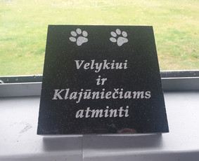 Kapu darbai tvarkymas Raidžių portretų paveikslelių kalimas, / Gytis Pukas / Darbų pavyzdys ID 2324674
