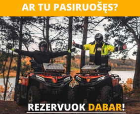 Galingų keturračių nuoma Kaune! - Moto nuoma - 1 Moto nuoma - Galingų keturračių nuoma Kaune! - 1