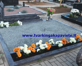 Kapavietės įrengimas naudojant Orion granitą