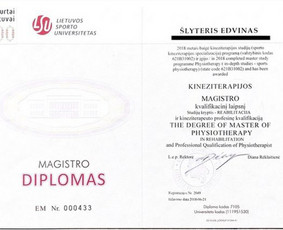 Manualinė terapija - Kineziterapeutas Edvinas - 2