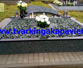 Kapų tvarkymas, paminklai, antkapiai, plokštės kapams - Kapavietės užpylimas skaldele - 1 Kapavietės užpylimas skaldele - Kapų tvarkymas, paminklai, antkapiai, plokštės kapams - 1