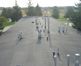 Stogų dengimas - A - Ploksciu stogu dengimas prilydoma bitumine danga - 1