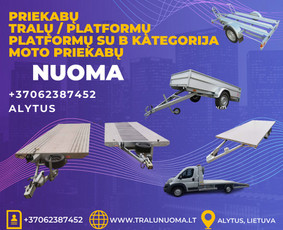 Platformos,traliuku ir priekabu nuoma Alytus ! / Platformu, traliuku ir priekabu nuoma / Darbų pavyzdys ID 2340960