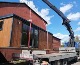 Statybos, apdaila - Karkasinės mobilios pirtys - 2