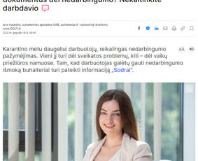 Buhalterinės apskaitos paslaugos Lietuvoje / buhalterės.lt, UAB / Darbų pavyzdys ID 2353993