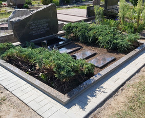 Kapų tvarkymas, granito plokštės, Paminklai, plokštės kapams - Paminklo, tvorelių atnaujinimas - 3 Paminklo, tvorelių atnaujinimas - Kapų tvarkymas, granito plokštės, Paminklai, plokštės kapams - 3