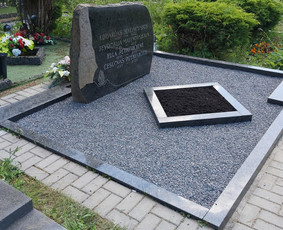 Kapų tvarkymas, granito plokštės, Paminklai, plokštės kapams / Paulius Latvys / Darbų pavyzdys ID 2354797