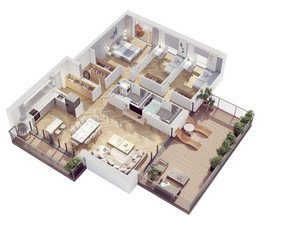 Architektūriniai 3d klipai ir vizualizacijos / NT 3D vizualizacijos / Darbų pavyzdys ID 2356083