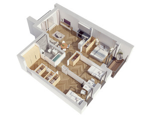 Architektūriniai 3d klipai ir vizualizacijos / NT 3D vizualizacijos / Darbų pavyzdys ID 2356087