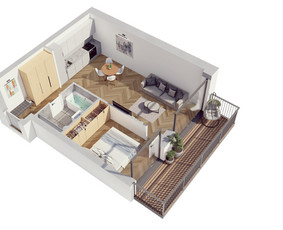 Architektūriniai 3d klipai ir vizualizacijos / NT 3D vizualizacijos / Darbų pavyzdys ID 2356097