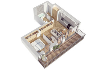 Architektūriniai 3d klipai ir vizualizacijos / NT 3D vizualizacijos / Darbų pavyzdys ID 2356105