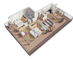 Architektūriniai 3d klipai ir vizualizacijos / NT 3D vizualizacijos / Darbų pavyzdys ID 2356107