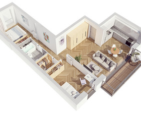 Architektūriniai 3d klipai ir vizualizacijos / NT 3D vizualizacijos / Darbų pavyzdys ID 2356111