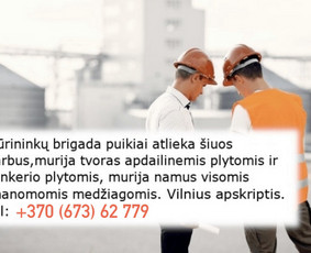 Statybos darbai - Mūrininkai Vilnius, muro darbai - 1