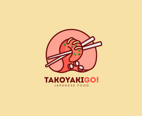 TakoyakiGo! - Japanese Food   |   Logotipų kūrimas - www.glogo.eu - logo creation.