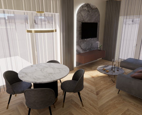 Interjero dizainas / techninis projektas / 3d vizualizacijos / Prijaukinti namai / Darbų pavyzdys ID 2374145