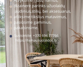 Užuolaidos, romanetės, žaliuzės Klaipėdoje  Elektriniai kar / "Tema užuolaidos" / Darbų pavyzdys ID 2376315