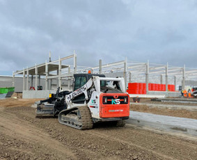 Greiderio nuoma - Ekskavatoriaus Bobcat Buldozerio Vibrovolo 3dgreiderio nuoma - 2