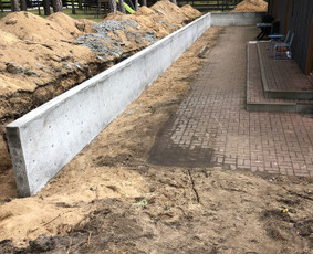 Pamatu irengimas - Atraminės sienelės - 2 Atraminės sienelės - Pamatu irengimas - 2