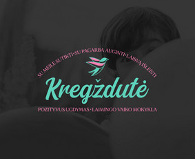 Kregždutė logotipas vaikų darželiui