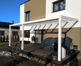 Terasų stiklinimas - Terasų stiklinimas / Stiklinis stogas / Pertvaros / Turėklai - 1