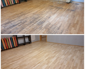 Šlifuojame parketą, parketlenčių, parketo, laminato klojimas / Jovydas Rucinskas / Darbų pavyzdys ID 2391145
