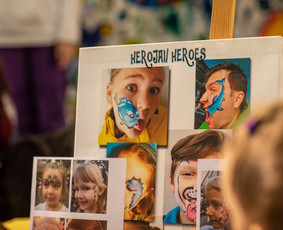Piešimas ant veido, blizgučiai, beauty bar / Heroes Face Painting / Darbų pavyzdys ID 2391285