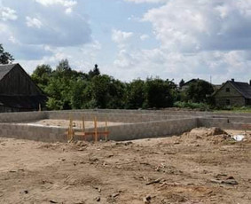 Gręžtiniai (poliniai) pamatai - Pamatų įrengimas - 1