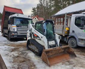 Minikrautuvo, miniekskovatoriaus nuoma, savivarčių paslaugos - Bobcat nuoma - 1 Bobcat nuoma - Minikrautuvo, miniekskovatoriaus nuoma, savivarčių paslaugos - 1