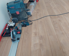 Parketo, vinilo, laminato. grindjuosčių. profilių montavimas / Linas / Darbų pavyzdys ID 2403024