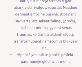 Hipnoterapija - Psichologė, hipnoterapeutė, psichoterapeutė - 4