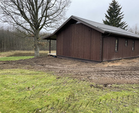 Šlaitiniu stogų ir ventiliuojamų fasadų įrengimas / Wood House / Darbų pavyzdys ID 2405780