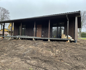 Šlaitiniu stogų ir ventiliuojamų fasadų įrengimas / Wood House / Darbų pavyzdys ID 2405782