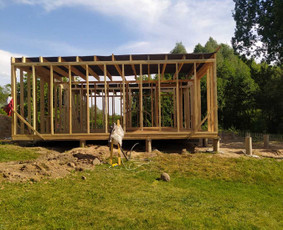 Šlaitiniu stogų ir ventiliuojamų fasadų įrengimas / Wood House / Darbų pavyzdys ID 2405814