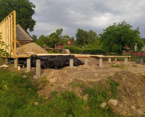 Šlaitiniu stogų ir ventiliuojamų fasadų įrengimas / Wood House / Darbų pavyzdys ID 2405816