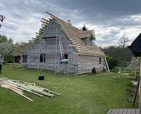 Šlaitiniu stogų ir ventiliuojamų fasadų įrengimas / Wood House / Darbų pavyzdys ID 2405928