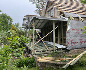 Šlaitiniu stogų ir ventiliuojamų fasadų įrengimas / Wood House / Darbų pavyzdys ID 2405936