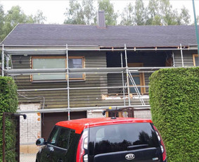 Šlaitiniu stogų ir ventiliuojamų fasadų įrengimas / Wood House / Darbų pavyzdys ID 2405938