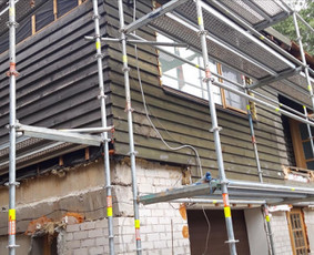 Šlaitiniu stogų ir ventiliuojamų fasadų įrengimas / Wood House / Darbų pavyzdys ID 2405940