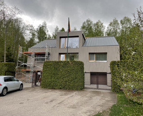 Šlaitiniu stogų ir ventiliuojamų fasadų įrengimas / Wood House / Darbų pavyzdys ID 2405946