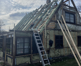 Šlaitiniu stogų ir ventiliuojamų fasadų įrengimas / Wood House / Darbų pavyzdys ID 2405950
