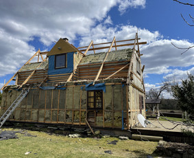 Šlaitiniu stogų ir ventiliuojamų fasadų įrengimas / Wood House / Darbų pavyzdys ID 2405962